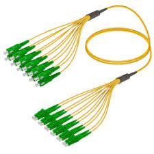 12 Fibers Fanout SC/APC-LC/APC Single Mode